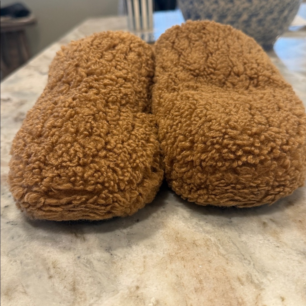 Apparis Women's Misha Bouclette Slipper hazelnut size 8 - Picture 6 of 7